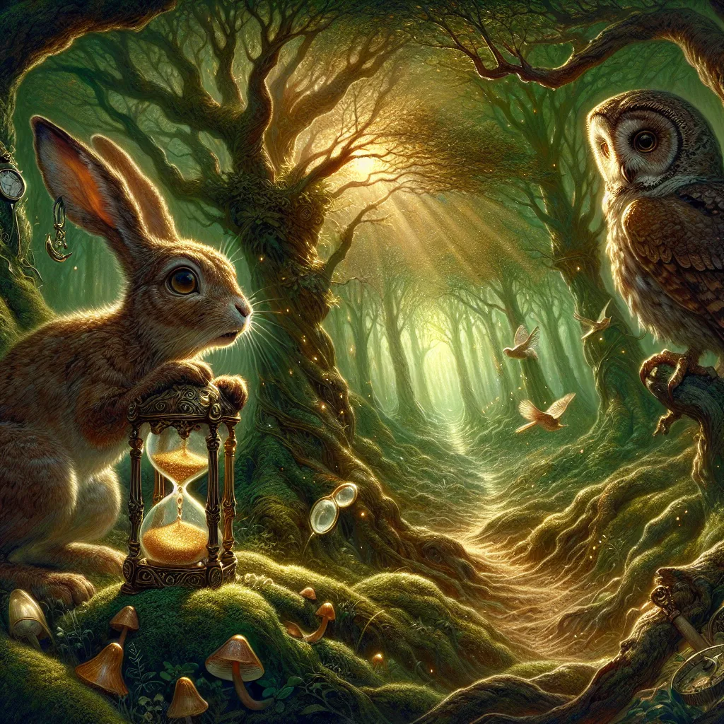 The Hare's Hourglass: A Race Against Time and Temptation