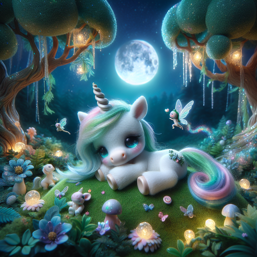 Sleepy Unicorn's Rainbow Dream