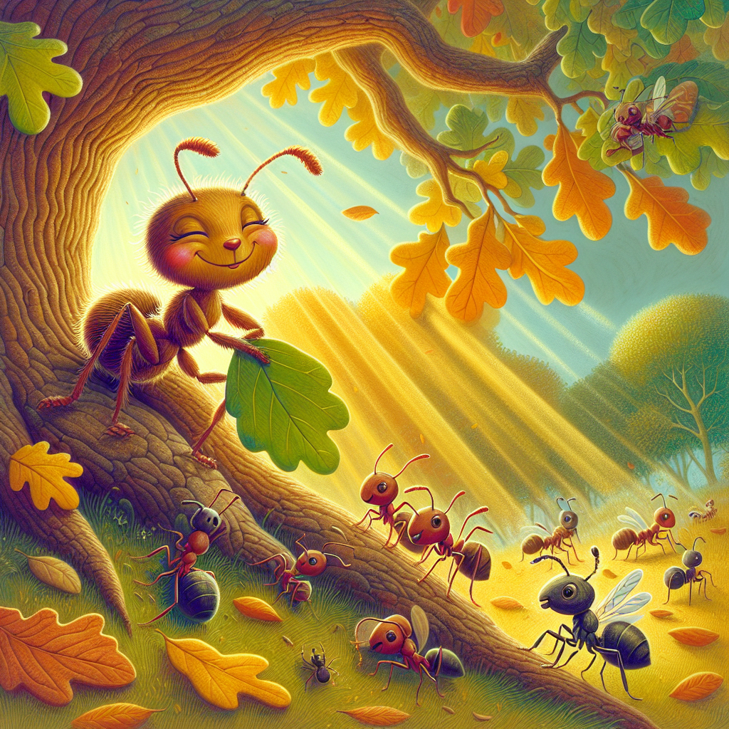 How a little ant named Taras overcame laziness