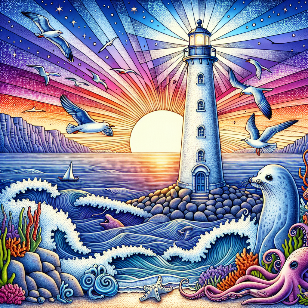 The Lonely Lighthouse's New Friends