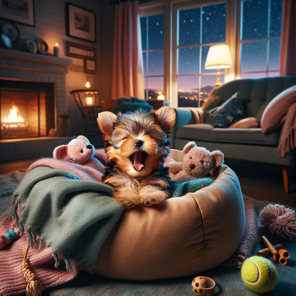 The Yawning Yorkie's Bedtime