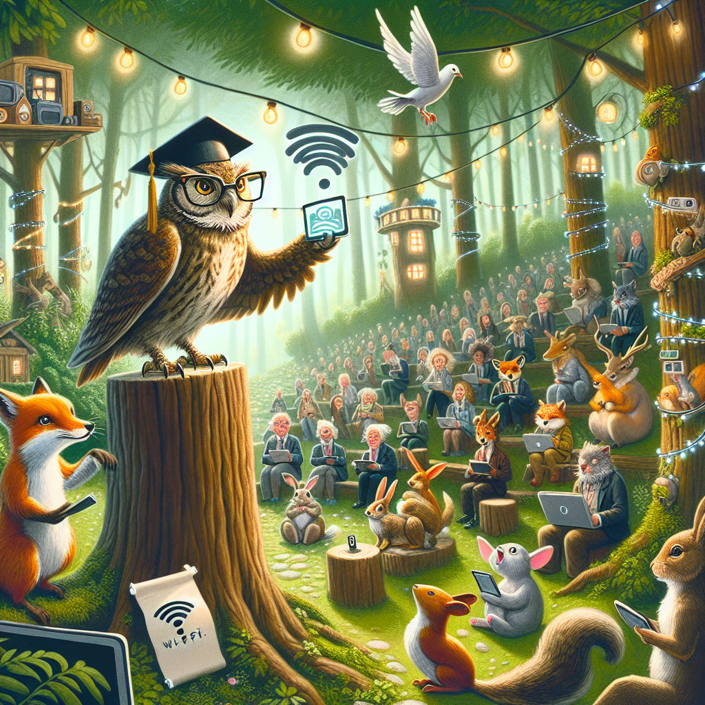 The Race Between Wi-Fi and Carrier Pigeon