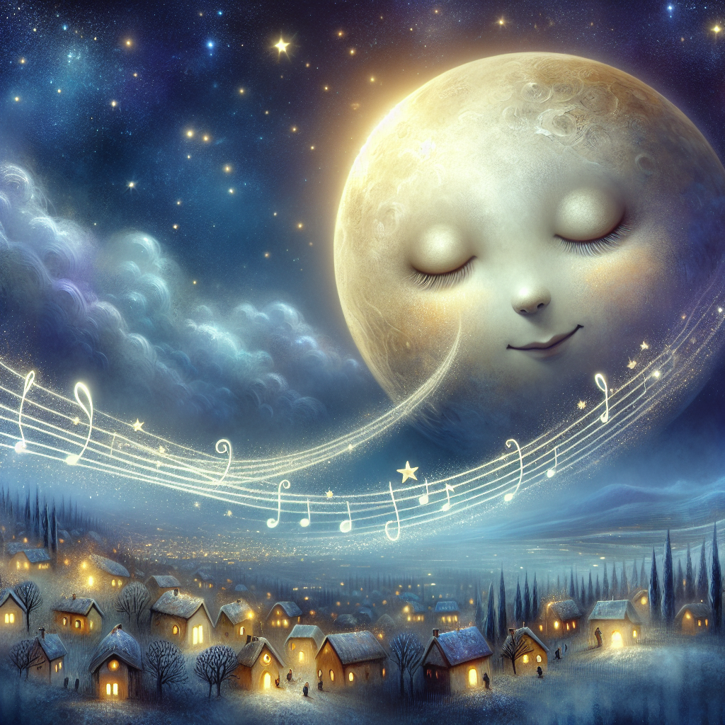 The Sleepy Moon's Goodnight Song