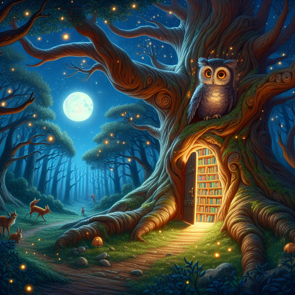 The Wise Old Owl and the Secret Library