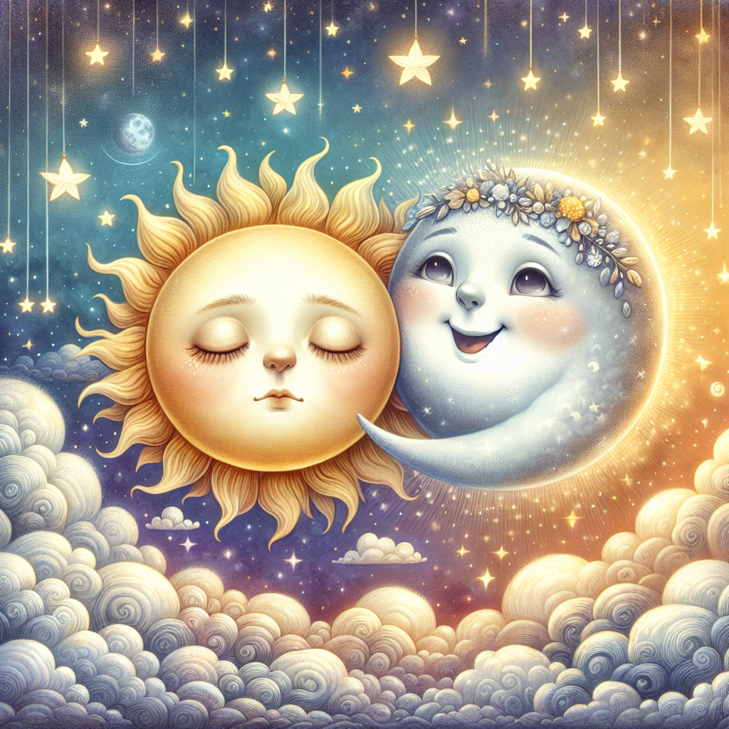 The Sleepy Sun and the Energetic Moon