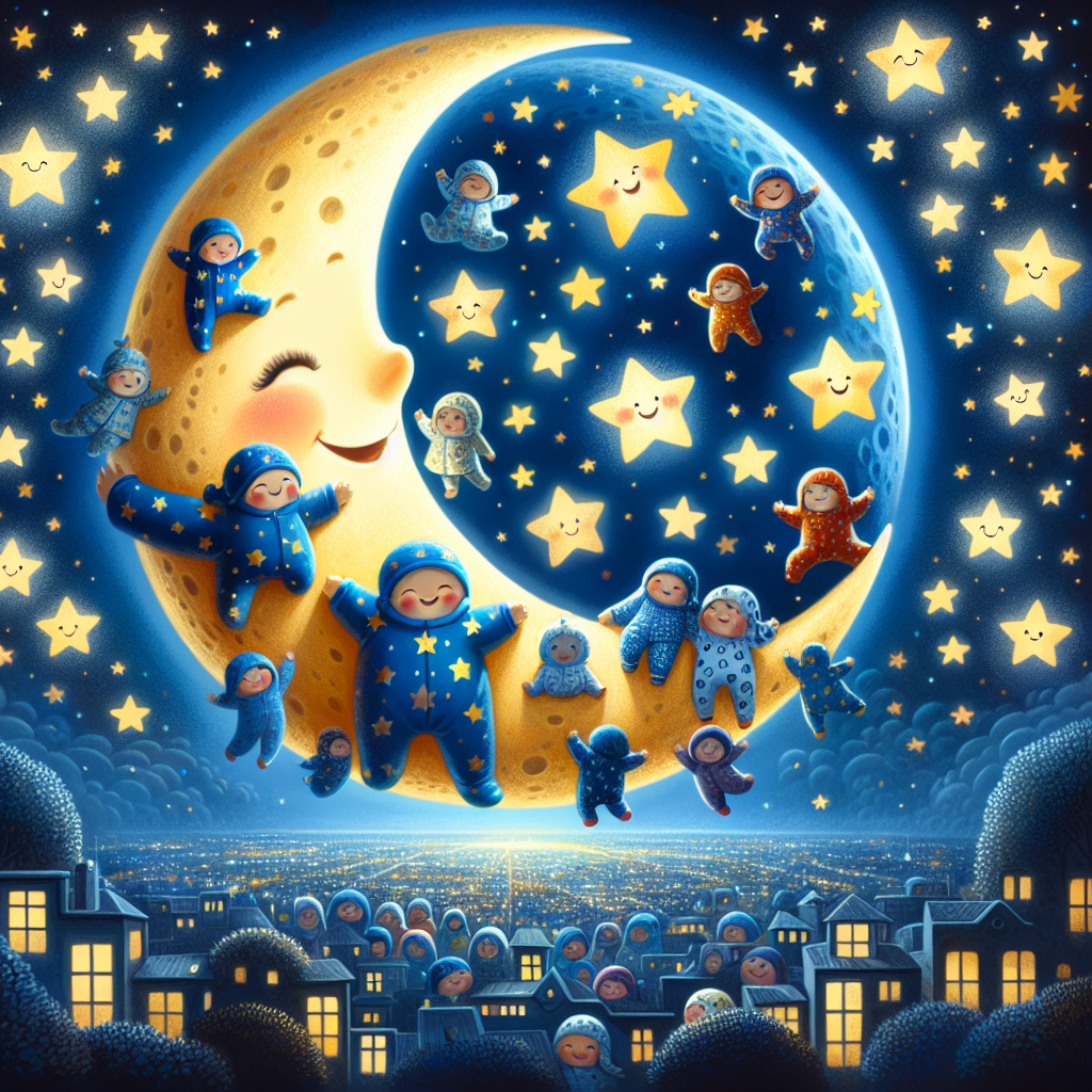 The Sleepy Moon's Pajama Party