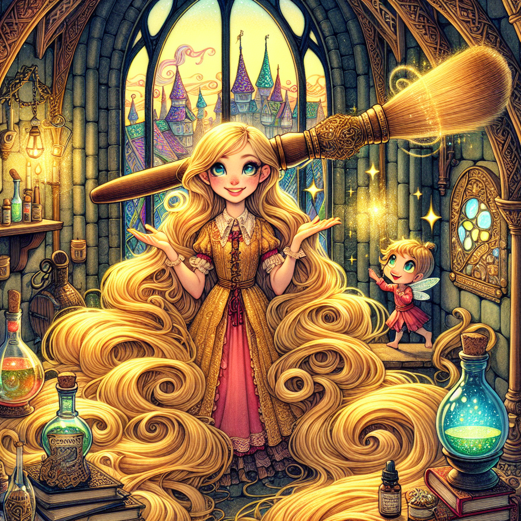 Tangle-Tamed: The Hairy Tale of Rapunzel's Revenge