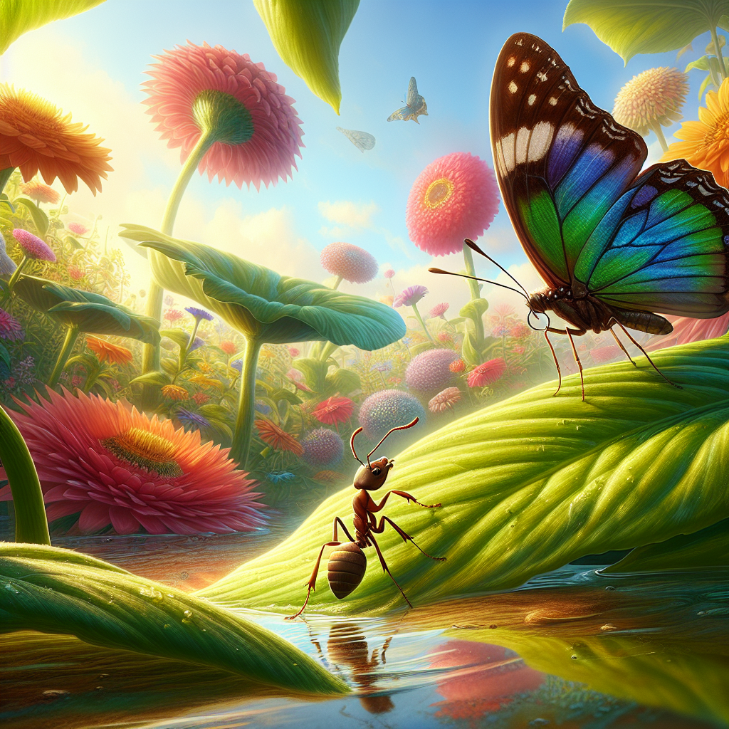 The Ant and the Kind Butterfly