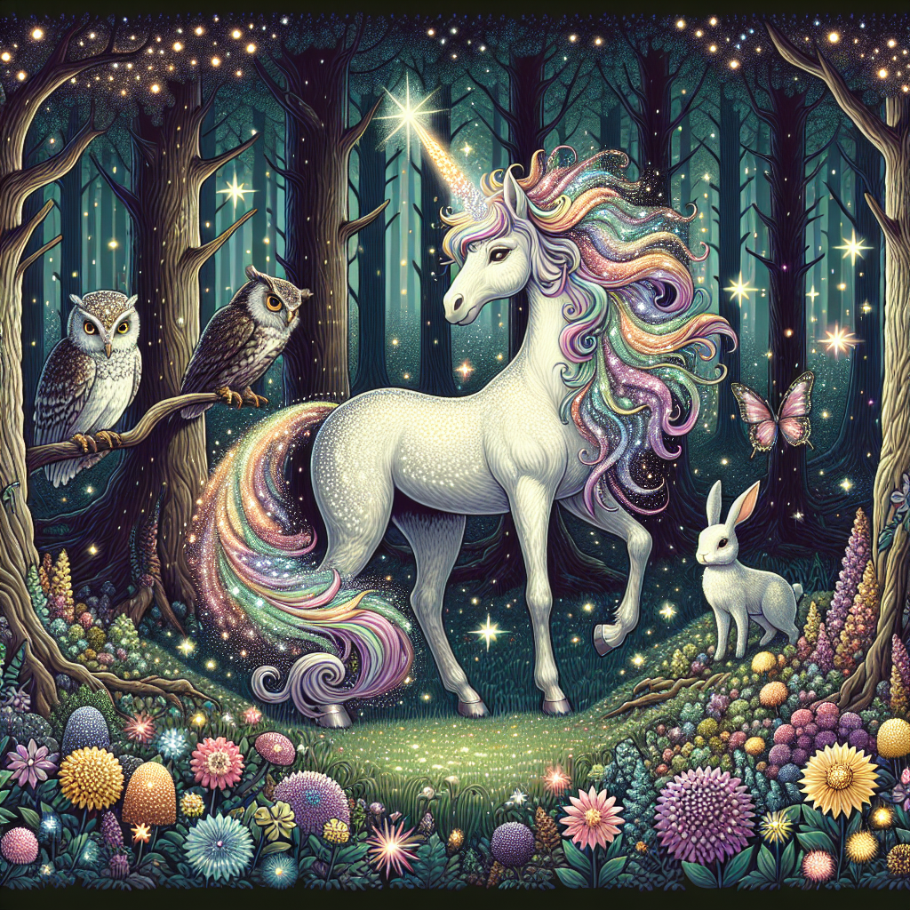 Sparkle the Unicorn's Rainbow Adventure