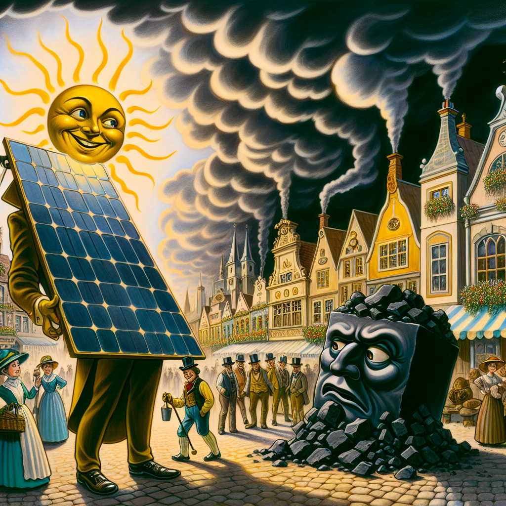The Solar Panel and the Coal Lump's Debate