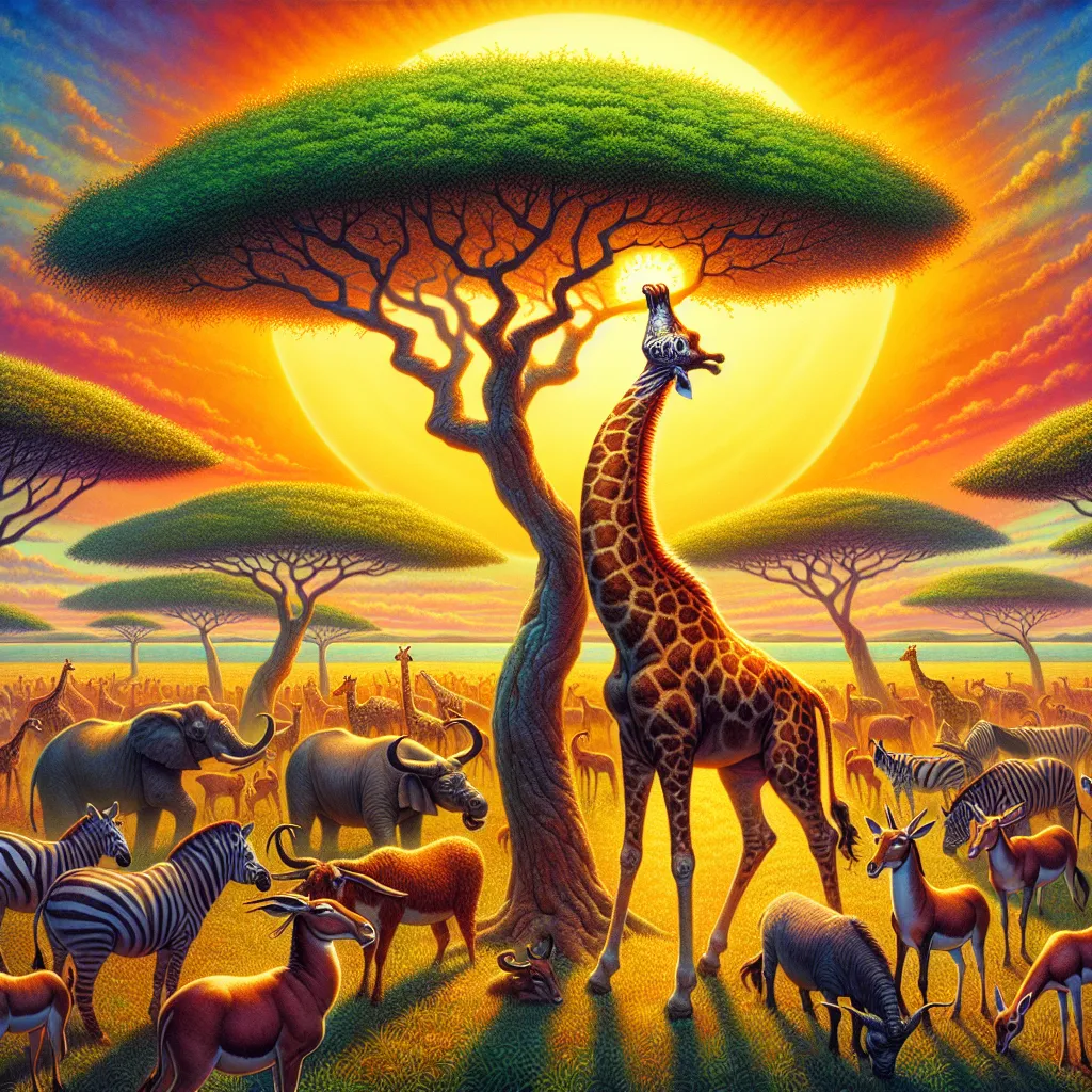 Greedy Giraffe's Long Lesson