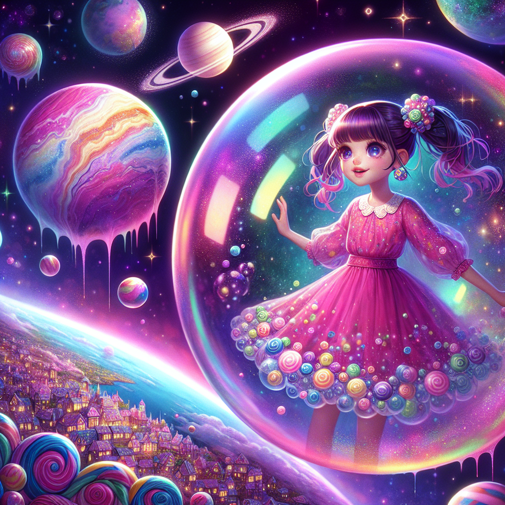 Bubble Gum Bubbles to Outer Space