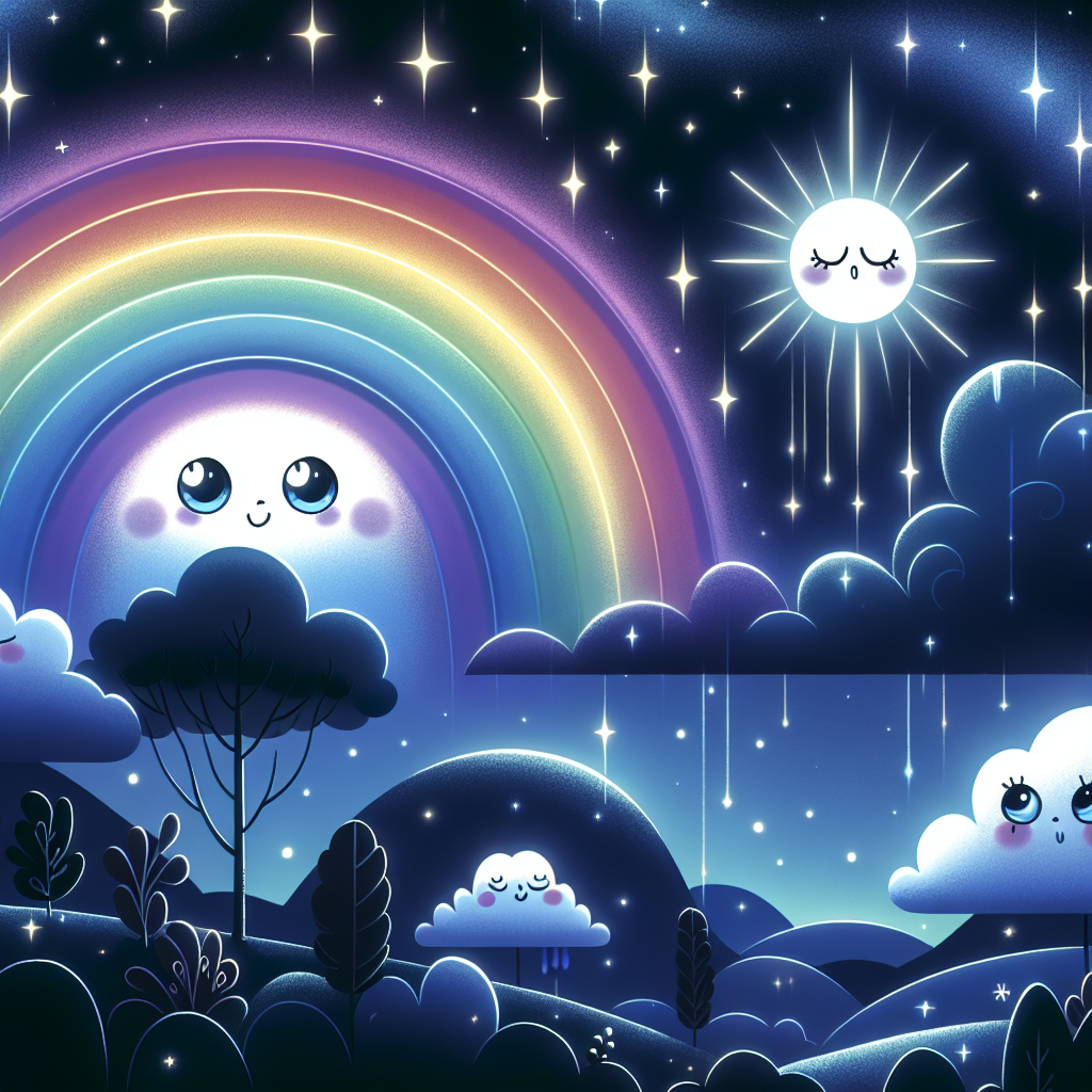 The Rainbow's Colorful Dance