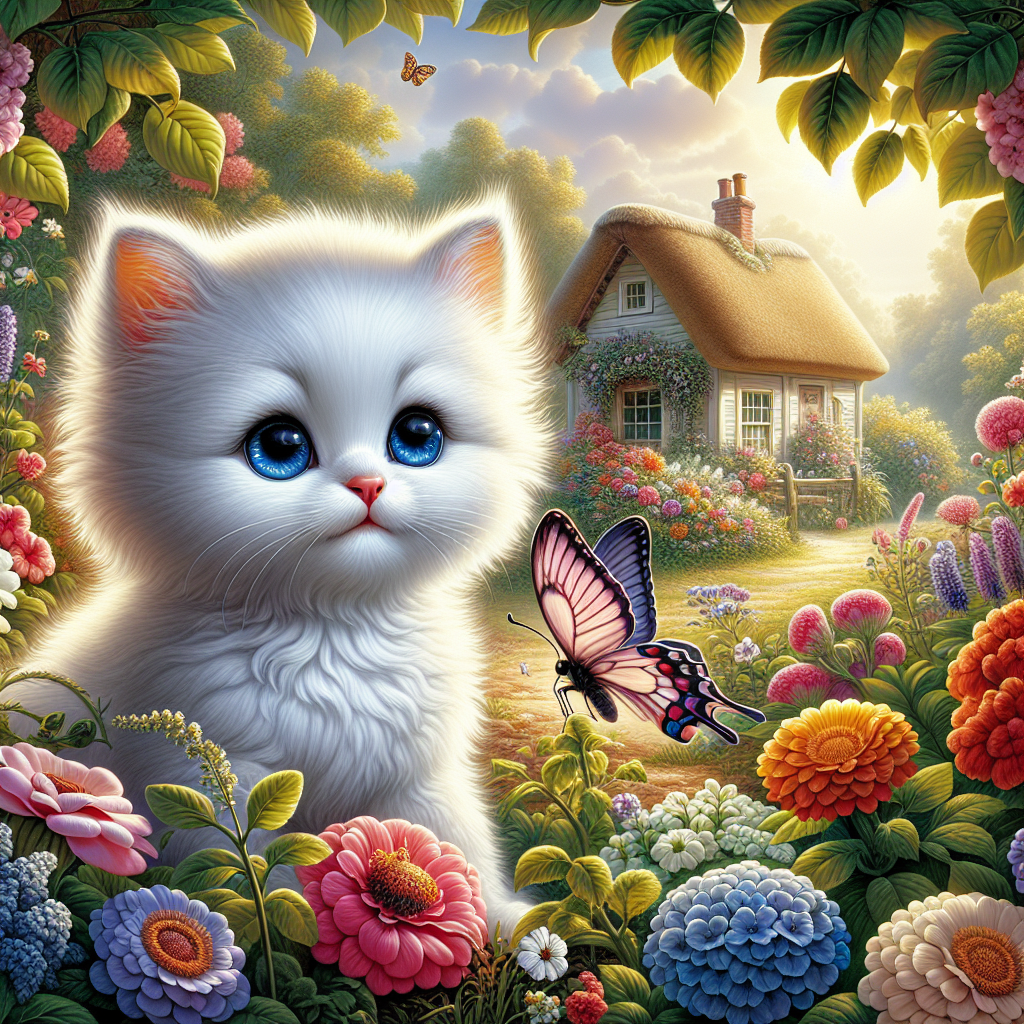 Whiskers the Brave Little Kitten