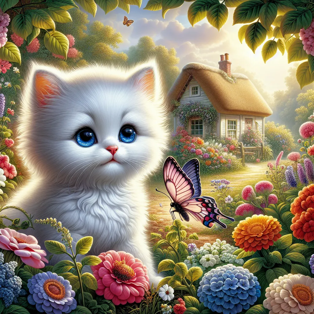 Whiskers the Brave Little Kitten