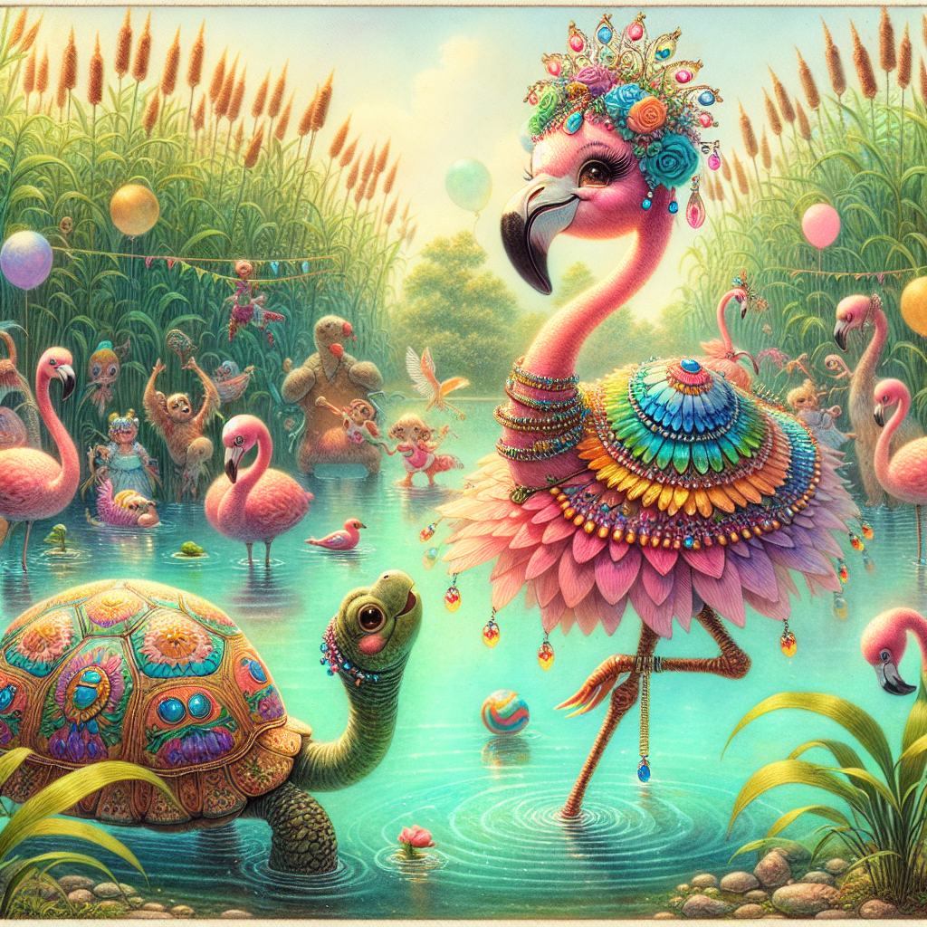 The Forgetful Flamingo's Colorful Reminder