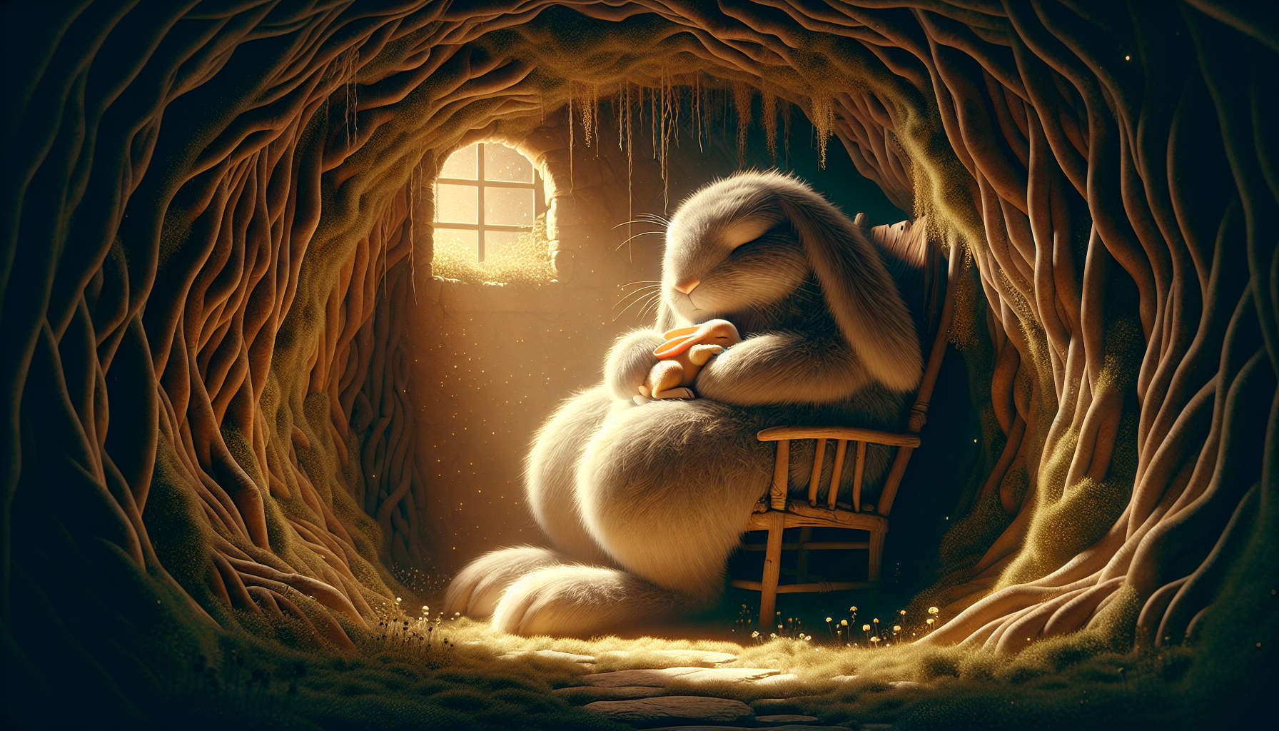 Snuggles for the Drowsy Bunny