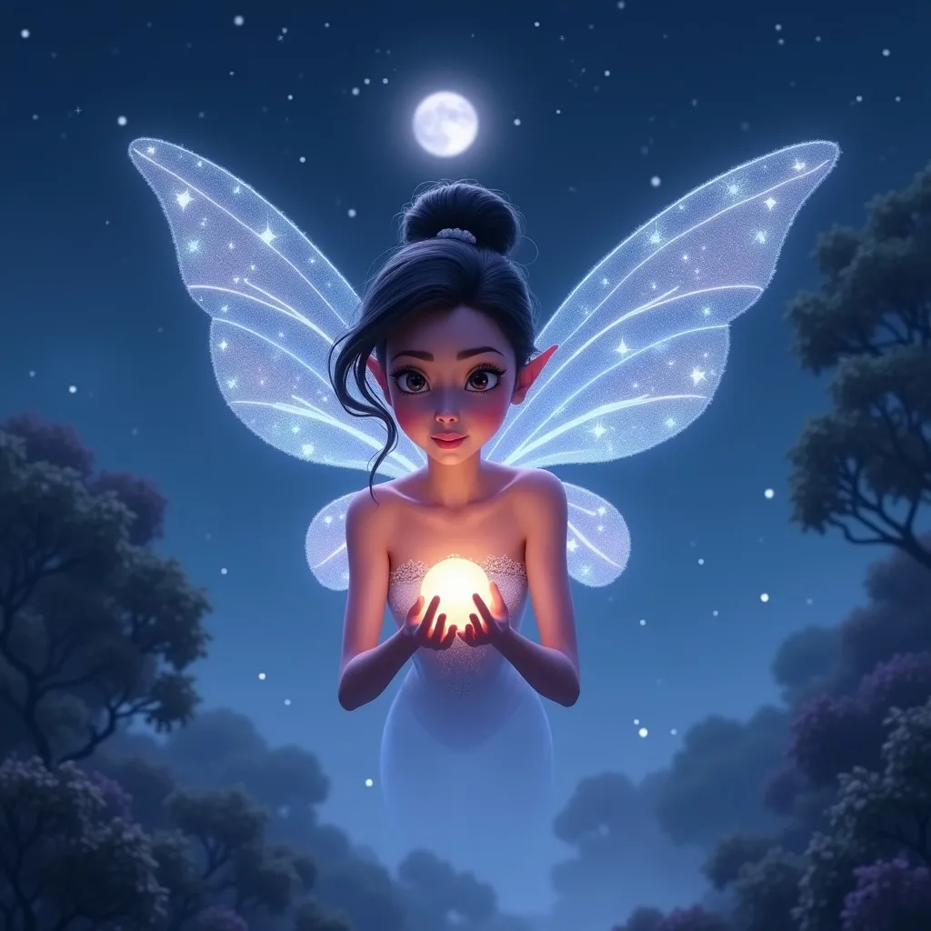 The Moonbeam Fairy's Midnight Adventure