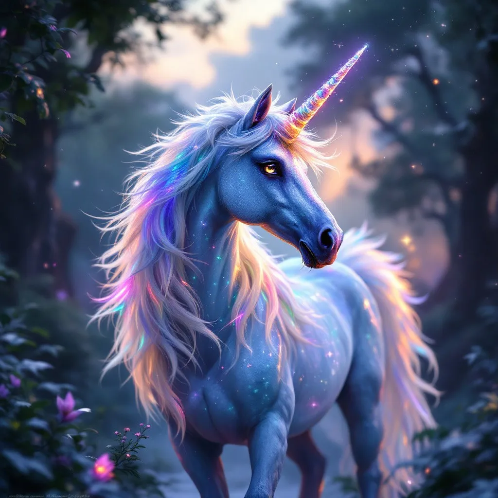 The Silver Unicorn Who Feared the Dark