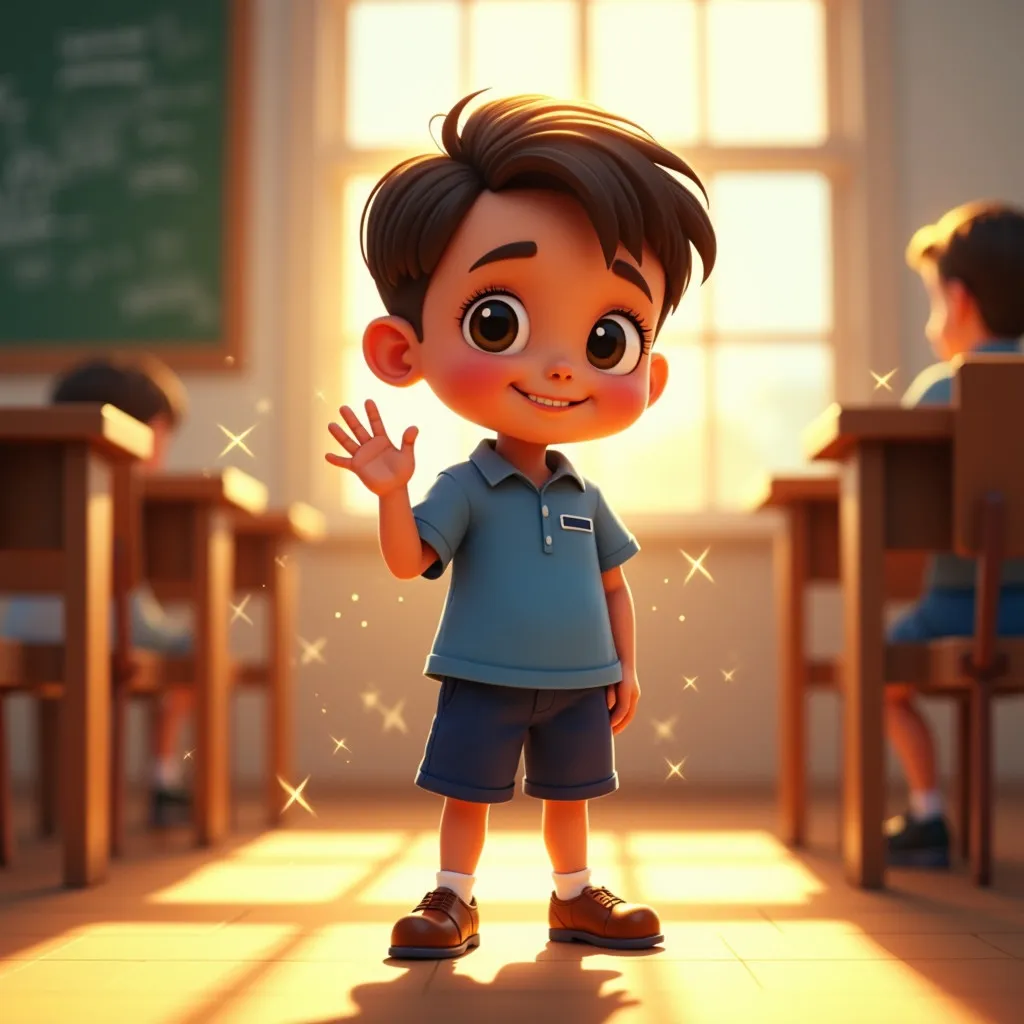 Charbel the well behave school boy