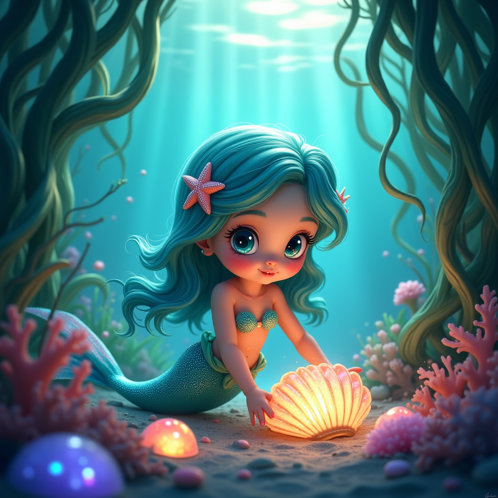 The Mermaid's Secret Shell Garden