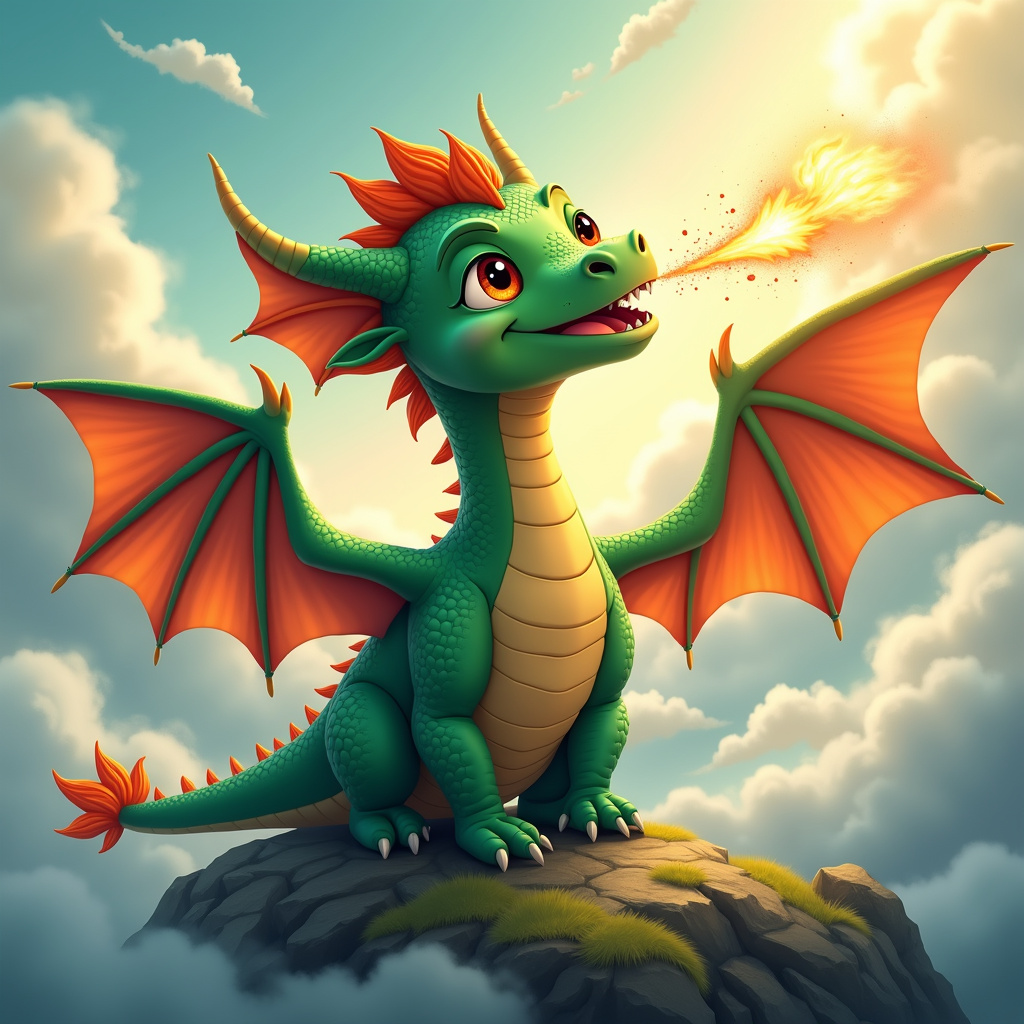 The Dragon Who Couldn't Stop Sneezing