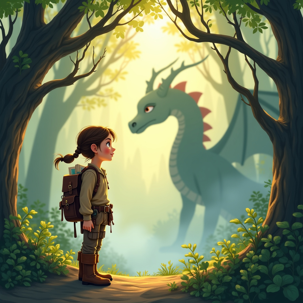 Princess Thea's Brave Adventure with the Dragon