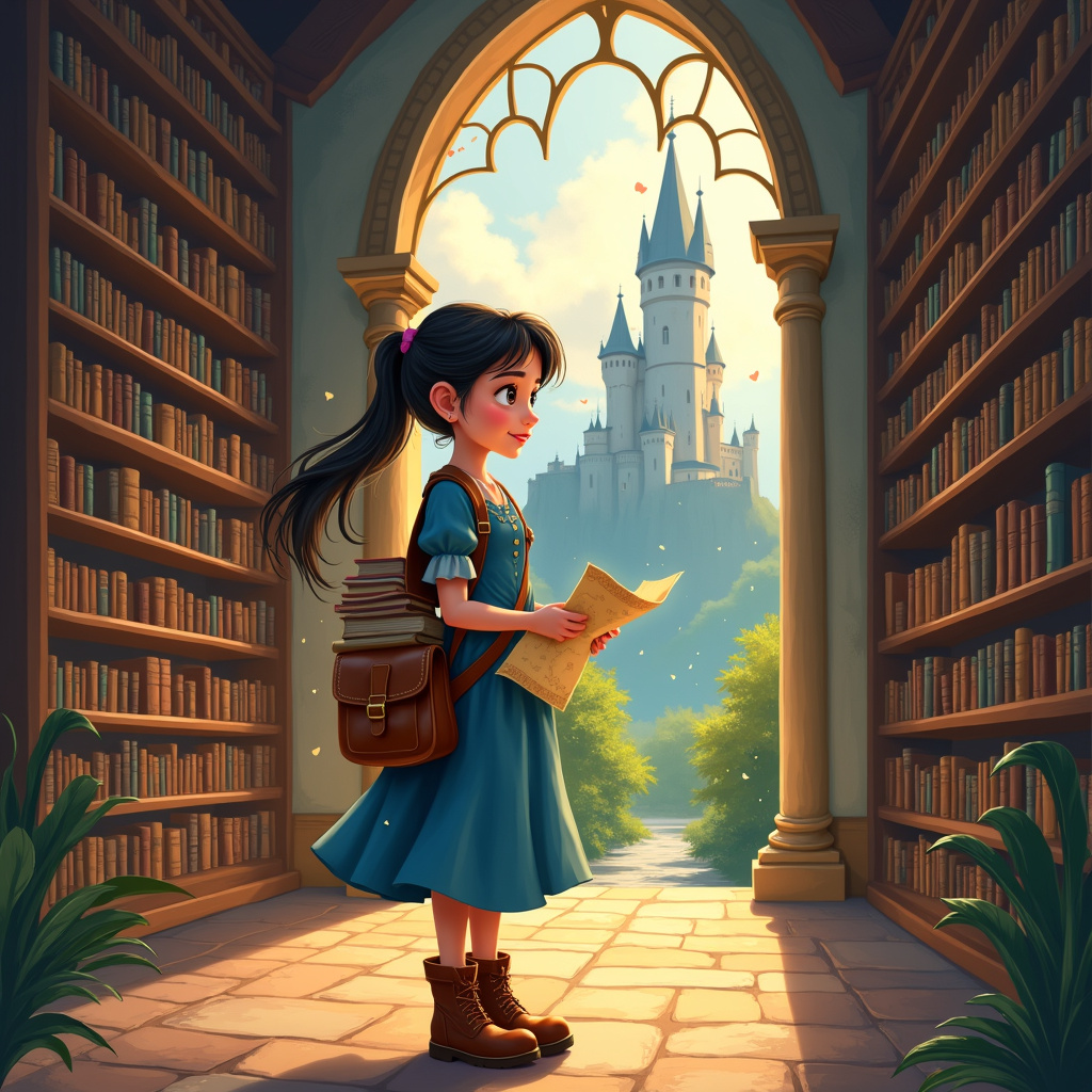 create a bedtime story with castles and dragons