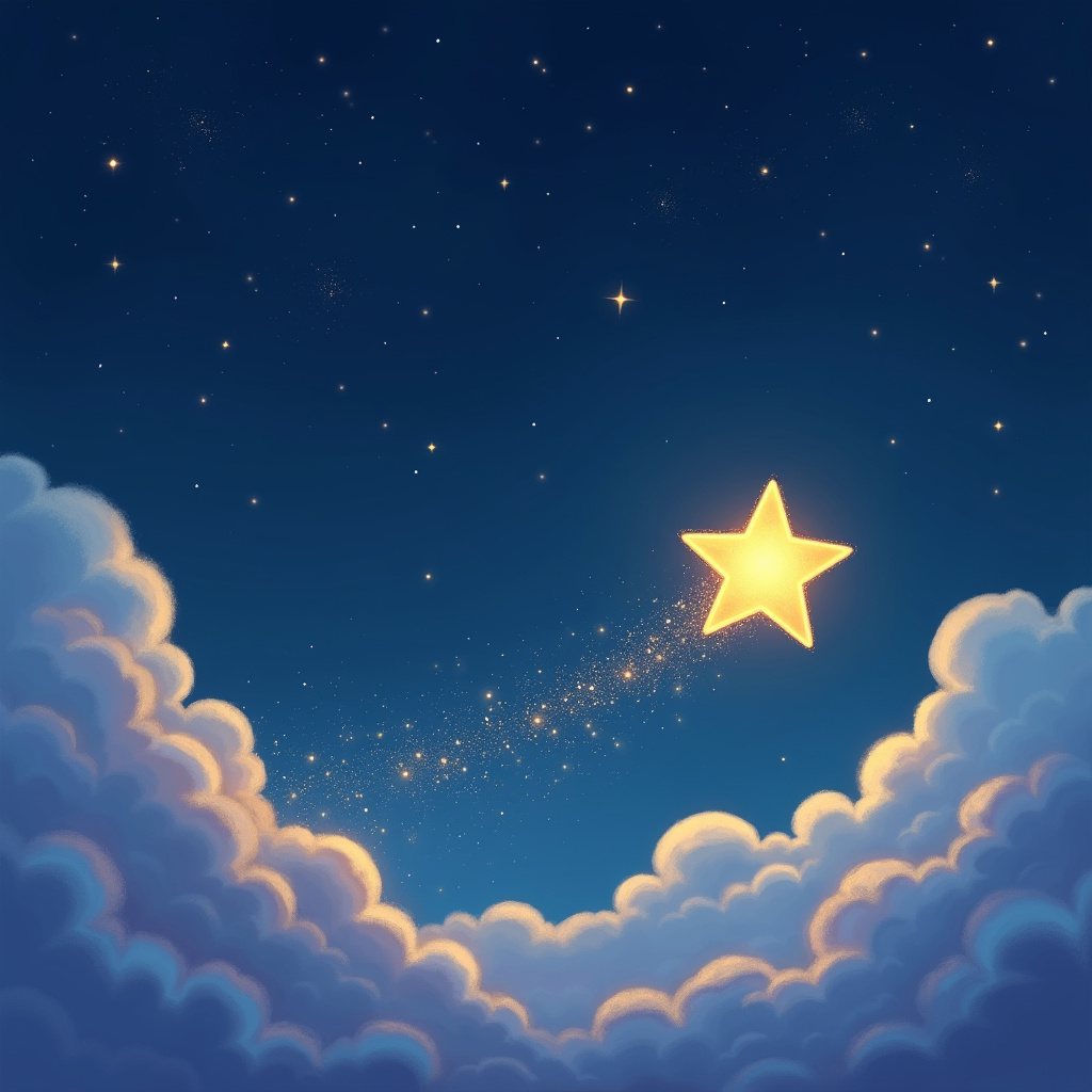 The Brave Little Star Who Danced With Clouds