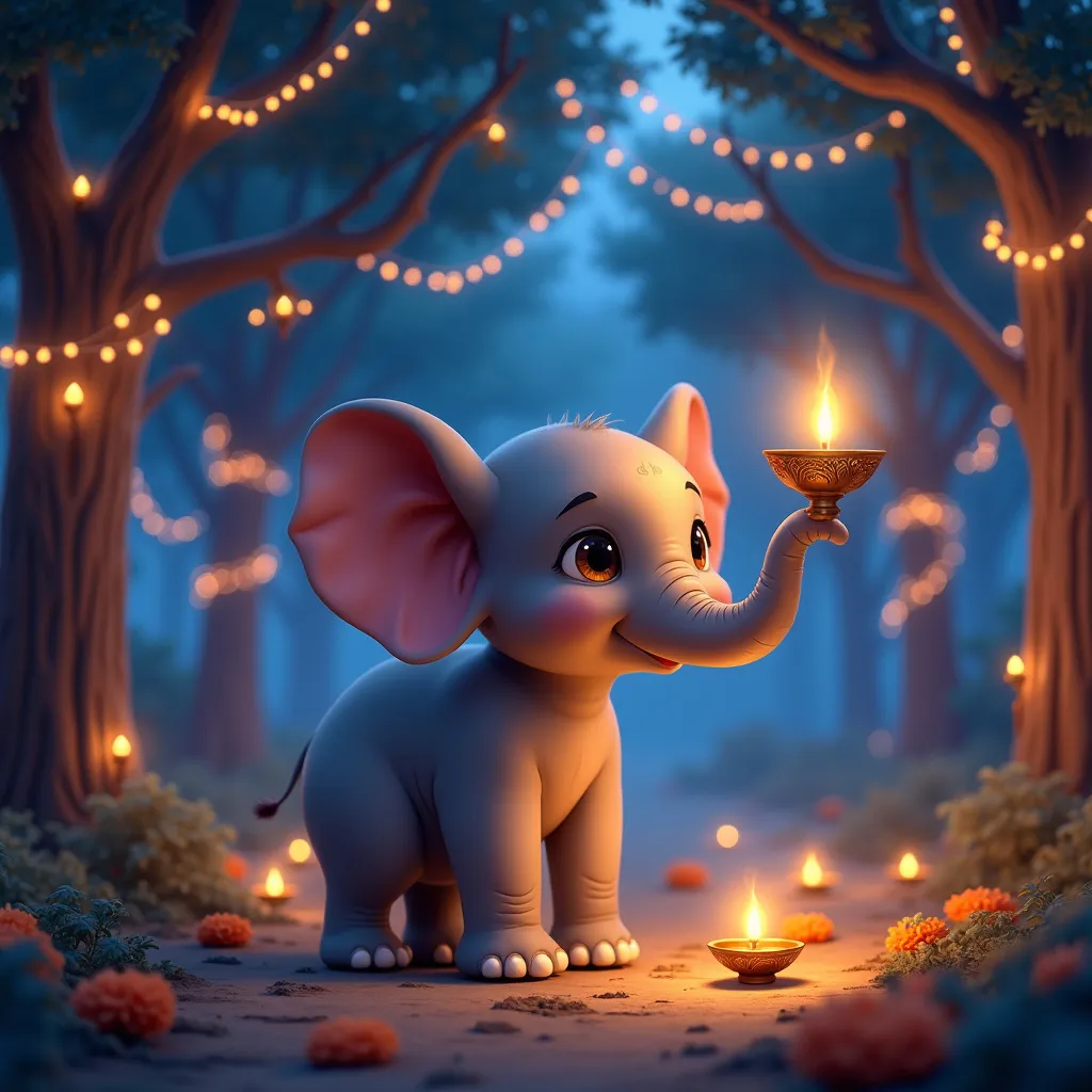 The Elephant and the Festival of Lights