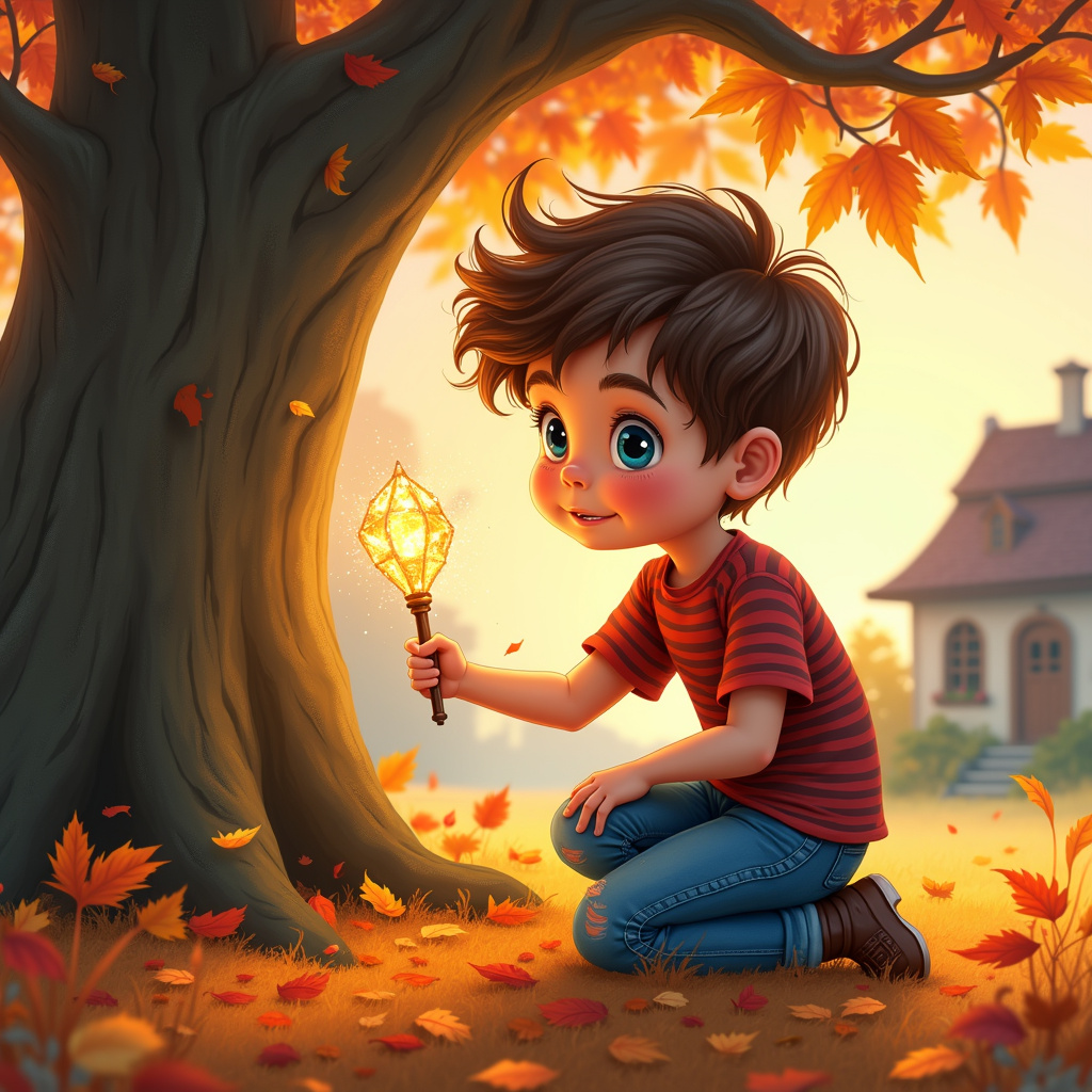 Little Billy Found a Magic Wand
