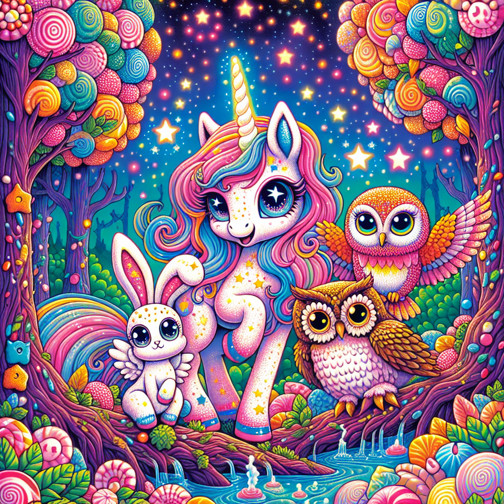 The Adventures of Sparkle the Unicorn and the Bubblegum Forest