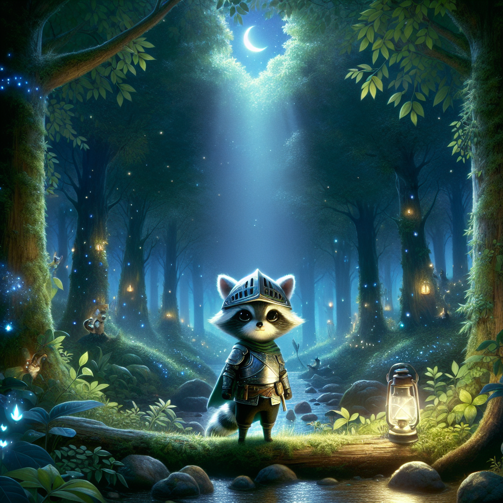 Magical Moonbeams and Sir Rosco the Brave Raccoon